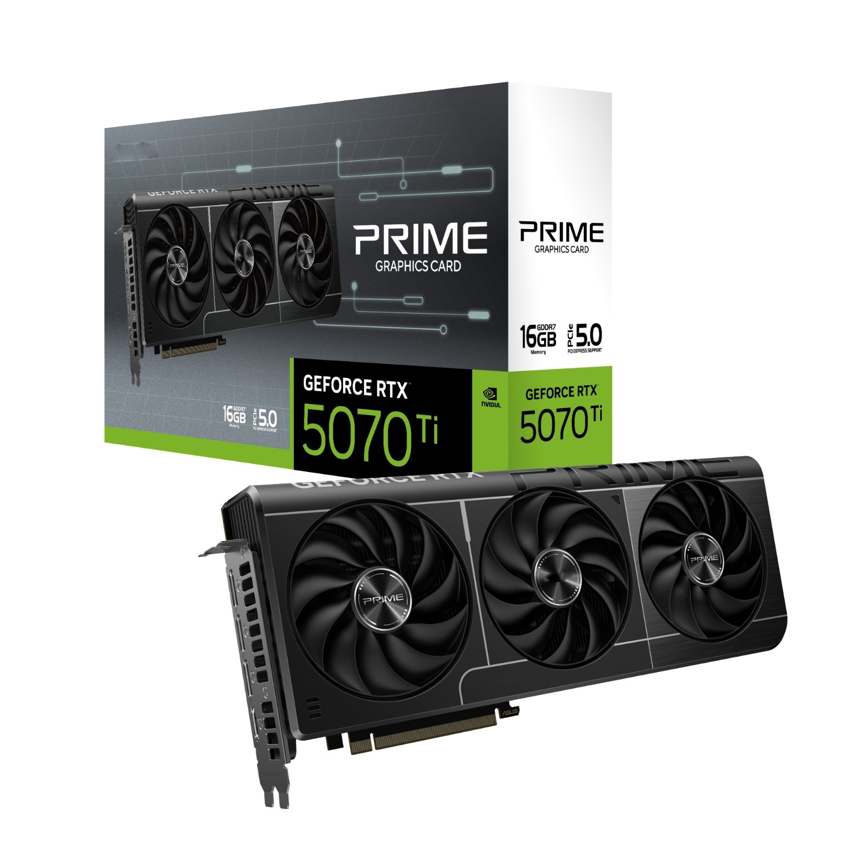 2025 Nova Placa de Vídeo PRIME - Triple Fan Gaming Graphics Card 16Gb avaliação e preço